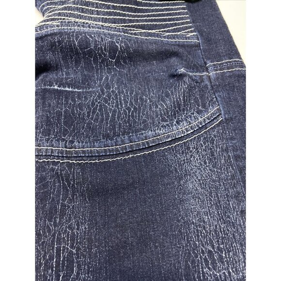 True Religion Men 38 Moto Skinny Run Stitch Denim - Picture 12 of 12